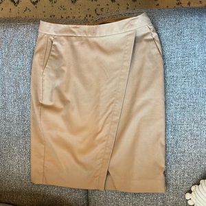 Business casual tan skirt